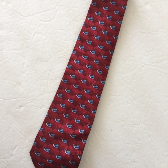 Nature Conservancy Maroon Giant Land Snails Tie - Picture 3 of 8